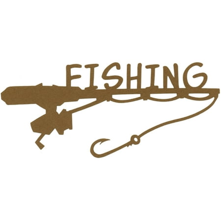 Scrapbook Fishing Cardstock Laser Die-Cuts