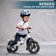 thumbnail image 4 of Bicicleta Balance Bike SEREED para niños de 2 a 5 años, sin herramientas, ajustable, blanca, 4 of 9