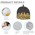 thumbnail image 5 of HELLHERO Durable Polyester Cavcas Teapot Cover Dust Proof Keep Warm Tea Cozies Covers for Kitchen Rooster, 5 of 6