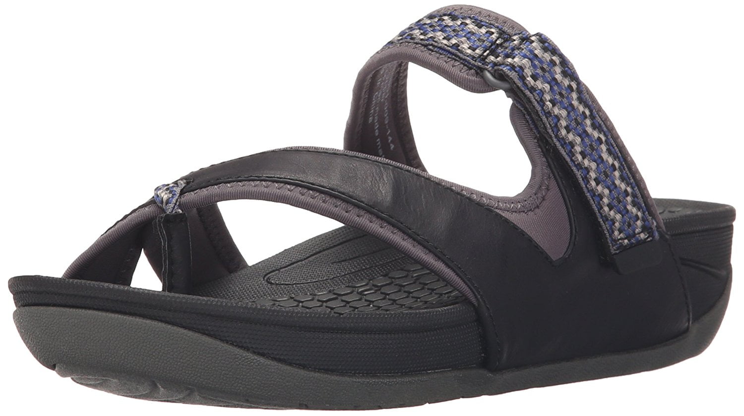 BareTraps Denni Womens Black Dark Grey Sandals Walmart