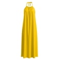 thumbnail image 4 of QHFBli Backless Dresses for Women Open Back Halter Maxi Dress Sleeveless Long Lounge Dress Spring Lounge Dresses, 4 of 4