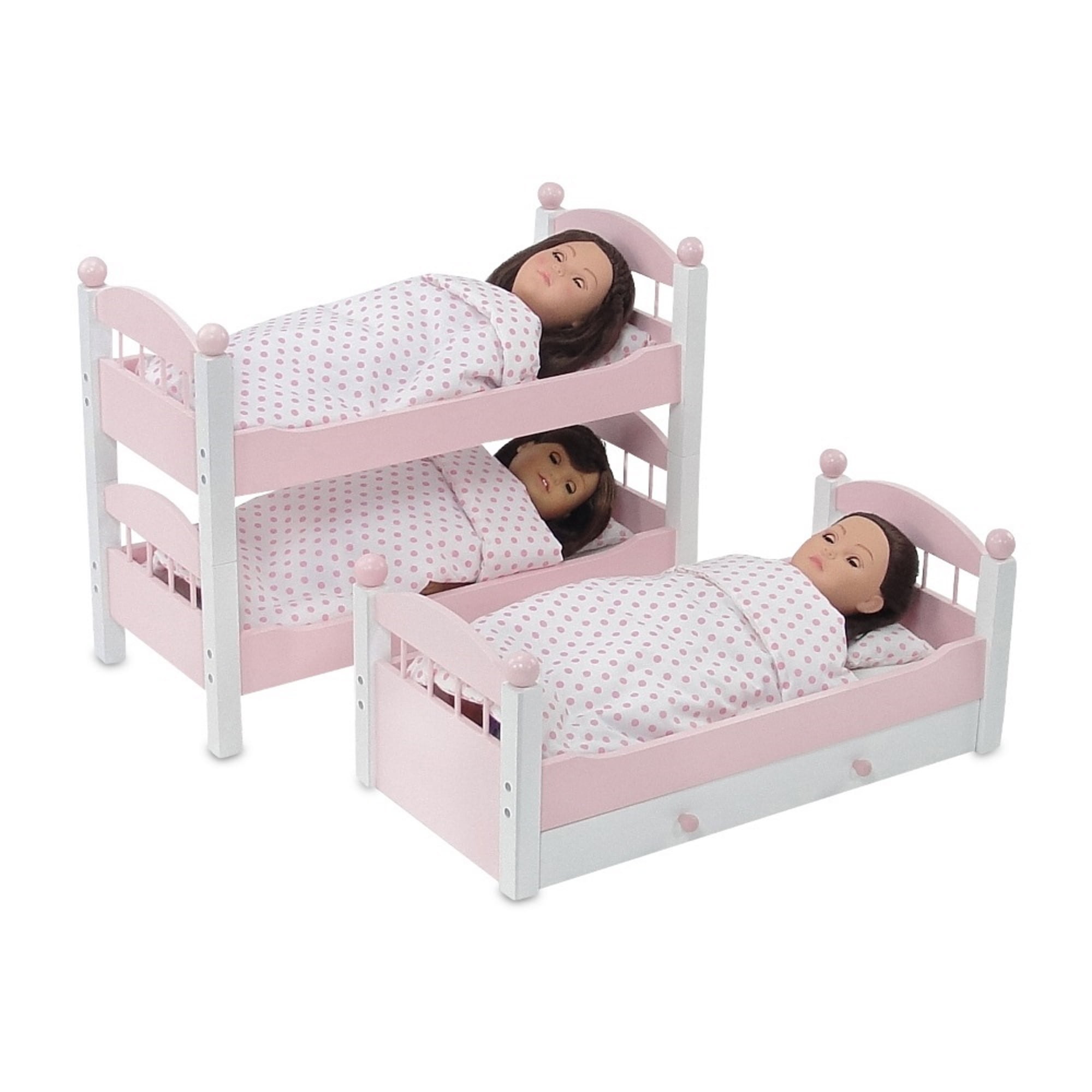 18 Inch Doll Bunk Bed With Trundle 2022 Bunk Beds Design