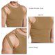thumbnail image 5 of Camiseta sin mangas elástica para hombre, doble correa para el hombro, chaleco ajustado elástico hueco, Camiseta deportiva de Color sólido para hombre, 5 of 6