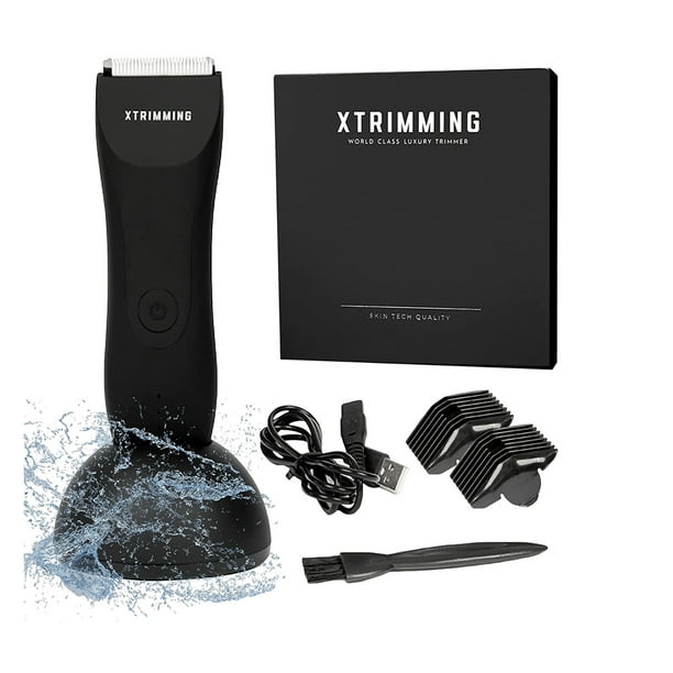 Xtrimming Pubic Hair Trimmer for Men Waterproof Electric Body Trimmer