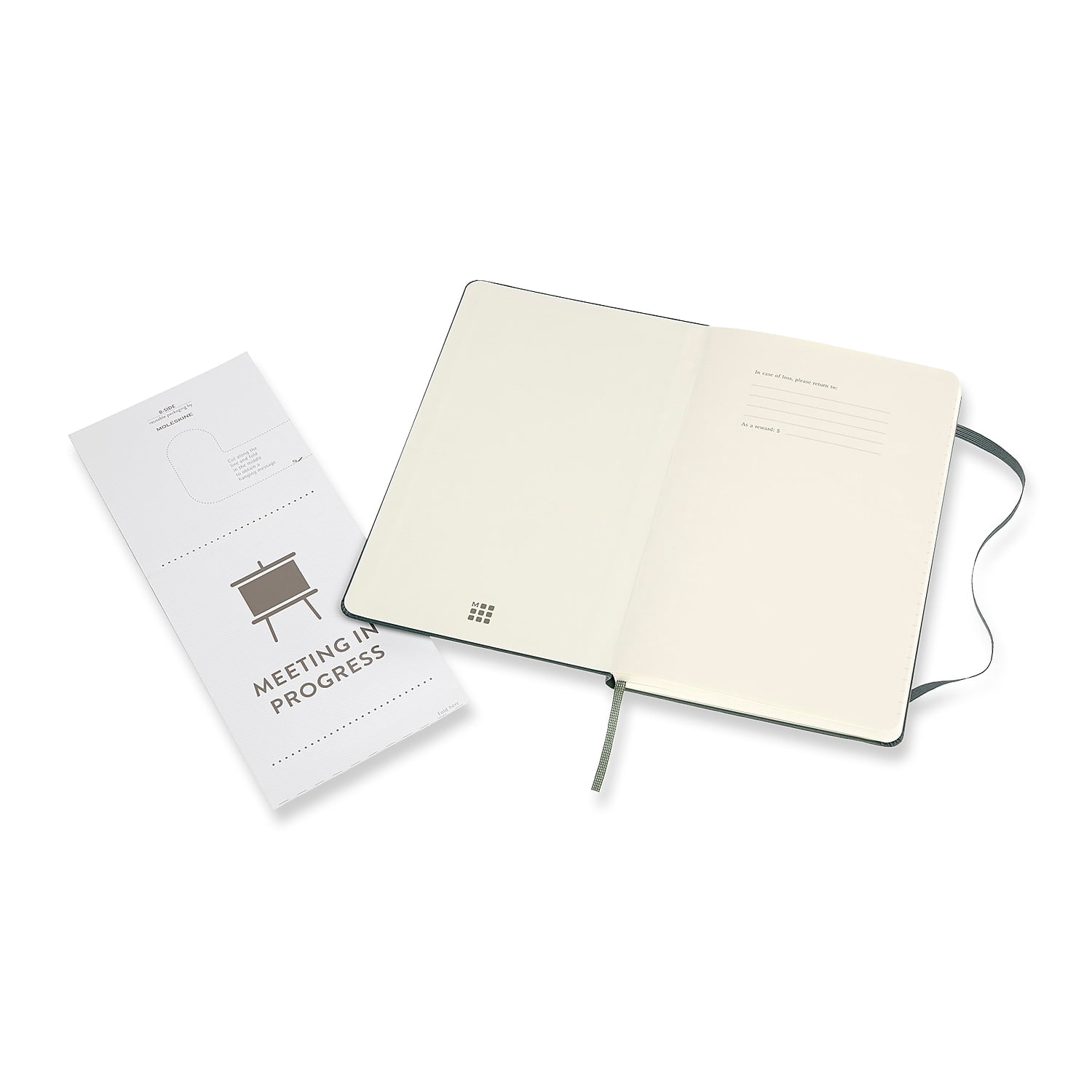 MOLESKINE PROFESSIONAL NOTEBOOK LARGE FOREST GREEN