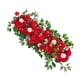 thumbnail image 2 of Arco de boda artificial con flores, arreglo floral falso, letreros rústicos de bienvenida para Rojo, 2 of 9