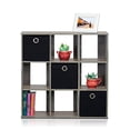 thumbnail image 3 of Furinno 13207 Simplistic 9-Cube Organizer with Bins, 3 of 5