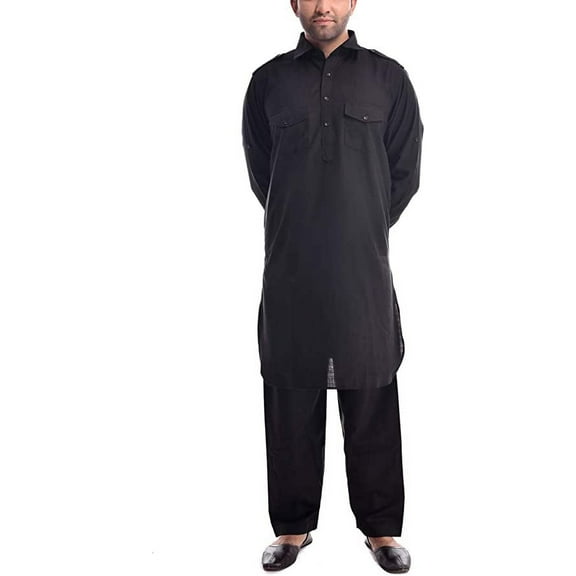 Royal Kurta Mens Cotton Pathani Suit