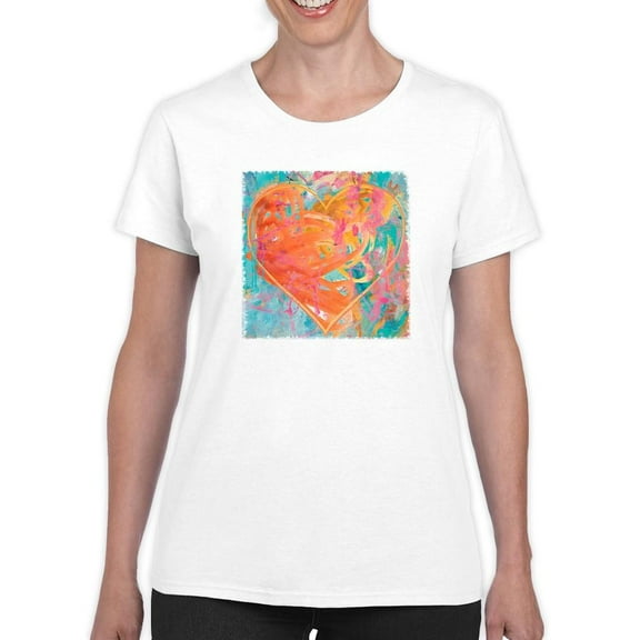 Image Conscious Urban Heart T-Shirt Womens -Porter Hastings Designs, Female Regular Fit