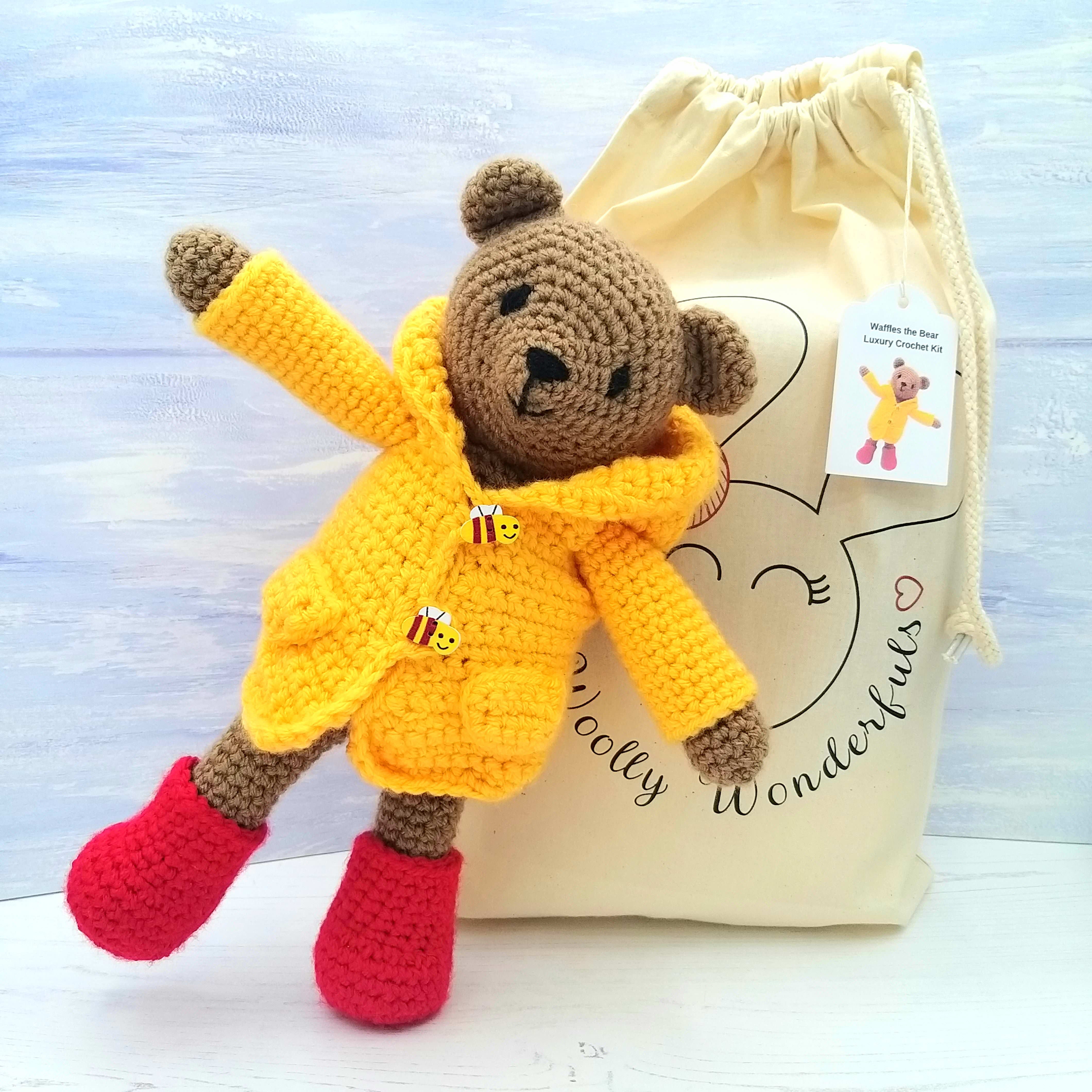 Waffles the Bear Crochet Kit