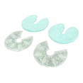 thumbnail image 4 of 1 par de almohadillas de gel para senos, compresa fría y caliente reutilizable, paquete de hielo para lactancia materna, verde, 4 of 12