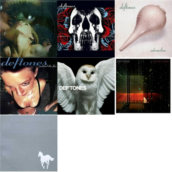 Saturday Night Wrist & Deftones & Adrenaline & Around The Fur & Diamond Eyes & Koi No Yokan & White Pony [CD Bundle]