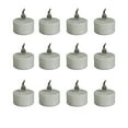 thumbnail image 1 of Luces de té con batería, paquete de 12 velas LED, velas realistas y brillantes, parpadeantes, para regalo navideño, luz de té LED sin llama para lámpara de celebración de temporada y festivales, 1 of 6