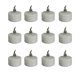 thumbnail image 1 of Velas de té sin llama que funcionan con pilas: vela votiva eléctrica parpadeante LED, paquete de 12, realista y brillante para celebraciones de temporada y festivas y regalos navideños, lámpara larga, 1 of 6