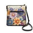 thumbnail image 2 of Kuiaobaty Mandala Flower Print Crossbody Bag for Women, Lightweight Vegan Leather Hobo Purse with Adjustable Strap, Waterproof Multi Pocket Crossbody Shoulder Bag for Travel & Shopping, 2 of 7