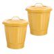 thumbnail image 3 of 2pcs Desktop Galvanized Iron Trash Can Desktop Trash Bucket Garbage Storage Holder Garbage Bucket, 3 of 4