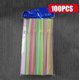 thumbnail image 1 of 50-1000 Uds pajitas coloridas Multicolor para suministros para fiesta de boda pajitas de cocina para bebidas pajitas para beber cócteles, 1 of 5