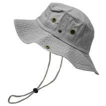 Glory Max Classic 100% Cotton Wide Brim Bucket Hat Summer Outdoor Boonie Gray Hats