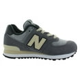 thumbnail image 2 of New Balance 574 PS Girls Shoes Size 2.5, Color: Grey/Beige, 2 of 5