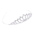 thumbnail image 1 of impresionante diadema de flores de cristal tiara accesorios para el cabello de plata Sunnimix Diadema nupcial de cristal, 1 of 8