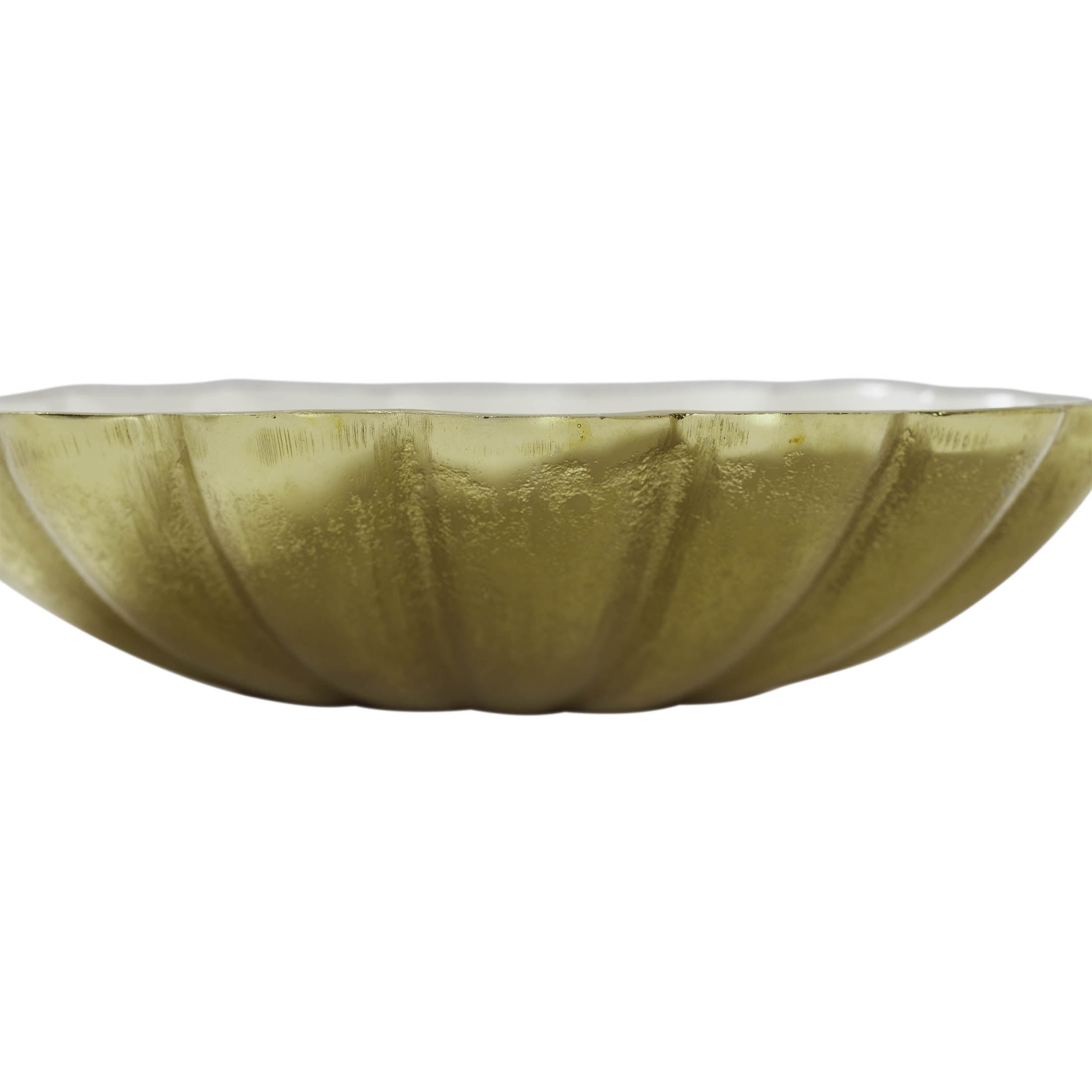 My Texas House Decorative Bowl, Ivory Enamel Metal, 11.5 in x 3 in