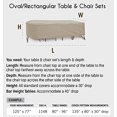 thumbnail image 4 of Protective Covers Housse de Chaise de Patio Résistante aux Intempéries 60 Pouces x 66 Pouces, Table de Bar Ovale/rectangle, Beige, 4 of 4