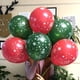 thumbnail image 5 of 20 piezas/30 piezas de globos para árbol de Navidad de 10 pulgadas, globos verdes, rojos y blancos, decoraciones navideñas para el hogar, globos con estampado de Papá Noel y nieve, 5 of 5