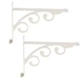 thumbnail image 1 of 2x2Pcs L Forma Soporte de Estante en Soporte Colgante 12x15cm Yotijar Soporte de estante de pared, 1 of 10