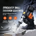 thumbnail image 2 of KFFKFF Destruction Jack Drill, 1400W Power-Driven Jack Drill Robust, 2900 BPM Cement Disruptor, Duo Chisel Bits for Chipping Included with Container, Hand Protection, 2 of 9
