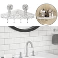 thumbnail image 3 of Shower Storage Rack Acrylic Shower Shelves Glacier Water Ripples Corner Shelf, 3 of 6