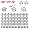 thumbnail image 2 of 50pcs Clear Fake Crushed Ice Rocks Ice Cubes Vase Fillers Square Ice Cube, 2 of 5