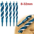thumbnail image 5 of Woodworking Reaming Auger Drill Bit Three Slot Four Blade Support Drill 6-32mm Reaming Drill Hole Opener Power Tool Accessories, 5 of 6