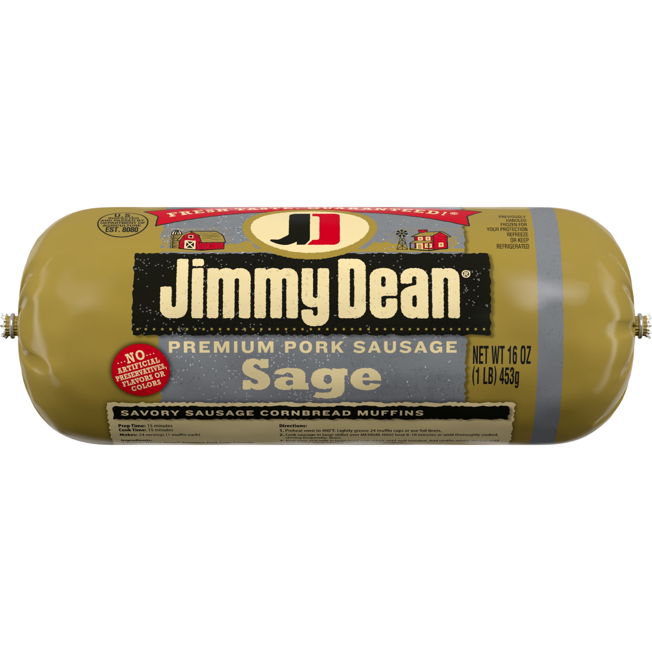 Jimmy Dean® Premium Pork Sage Breakfast Sausage Roll, 16 oz
