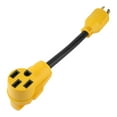 thumbnail image 2 of Twist Lock RV Power Cord Cable Adapter 30A Turn to 50A 125/250V, 2 of 8