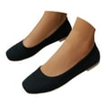 thumbnail image 1 of Dakaela Womens Mary Jane Flat Shoes Square Toe Mesh Breathable Slip on Work Flats Summer Walking Shoes, 1 of 8