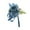 Blue, variant on HCTSHG Rose Corsage and Boutonniere, Artificial Flower Prom Wrist Corsage for Wedding, Prom Suit Decoration, and Party Accessories 