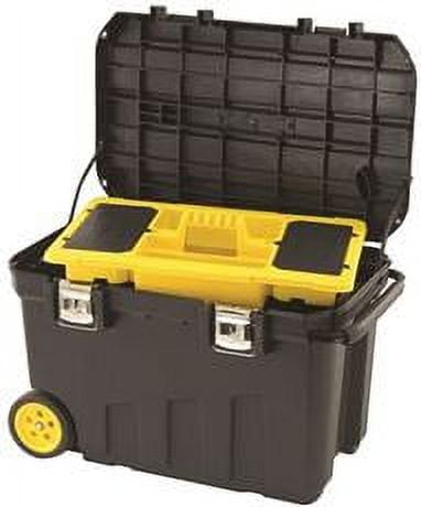 CRAFTSMAN 37-in. Rolling Tool Box With Wheels, Black, Plastic, Lockable (CMST37025)