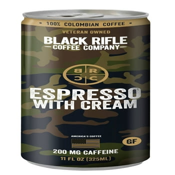 Black  Coffee Ready-to-Drink, Iced Espresso with Cream, 11oz, Can