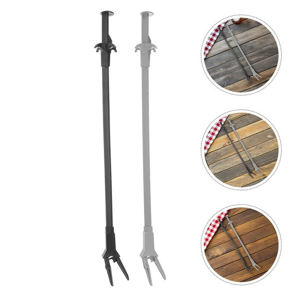 BESTYASH 4pcs Household Aquarium Tongs Plastic Extra Long Tools for Aquarium Cleaning Tasks