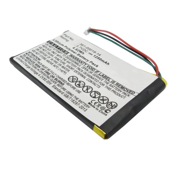 Batteries N Accessories BNA-WB-P4147 GPS Battery - Li-Pol, 3.7V, 1250 mAh, Ultra High Capacity Battery - Replacement for Garmin 361-00019-14 Battery