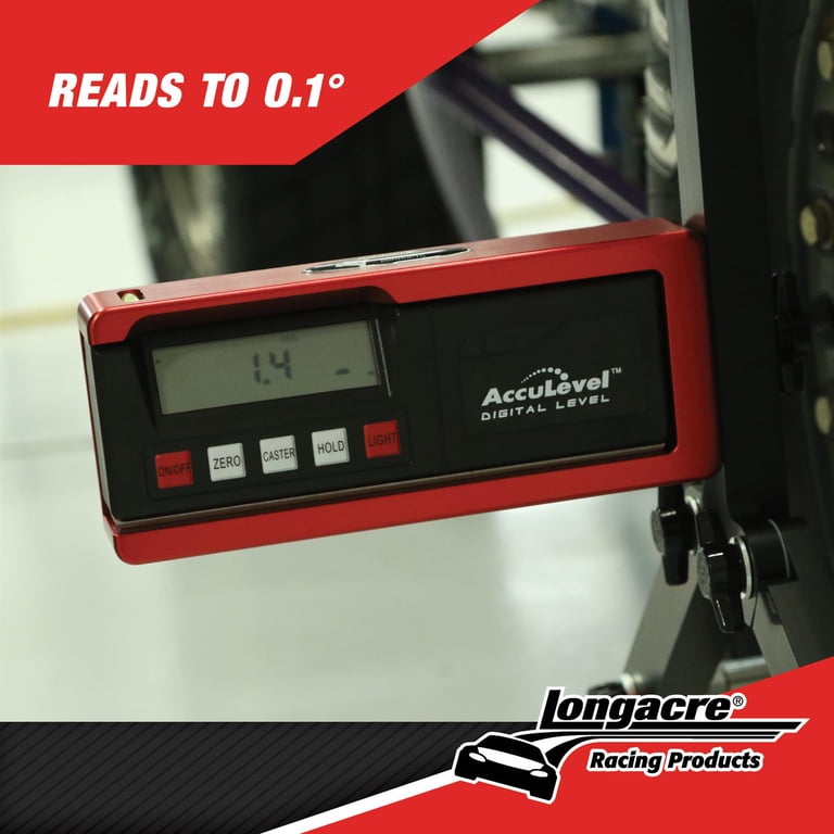 Longacre® 52-78298 Digital Caster/Camber Gauge/AccuLevel/QuickSet