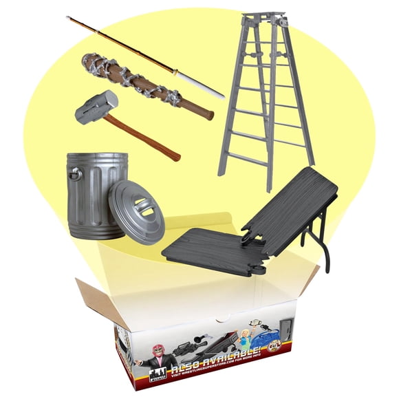 Set de accesorios de inicio para figuras de acción de lucha libre de la WWE