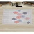 thumbnail image 1 of Dandelion Decorative Rug, Abstract Wildflower Silhouettes Botanical Inspirations Meadow in Summer Season, Quality Carpet for Bedroom Dorm and Living Room, 6 Sizes, White Coral, by Ambesonne, 1 of 1