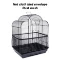 thumbnail image 4 of Yucurem Nylon Mesh Bird Cage Cover Net Easy Cleaning Seed Catcher Guard Bird Essentials (Black), 4 of 9