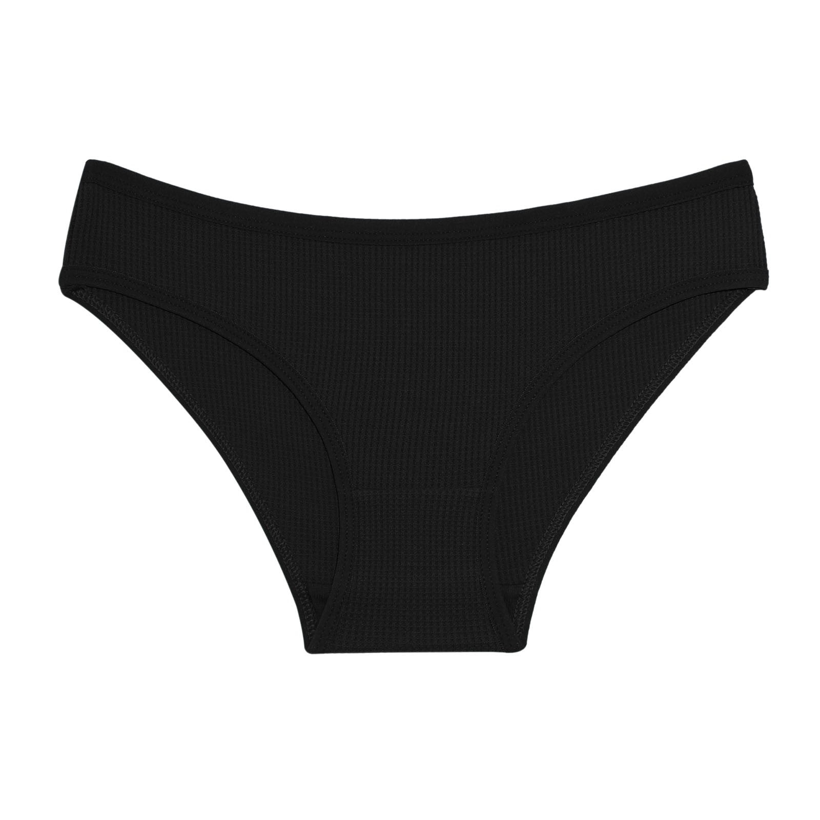 Aayomet Panties For Women Women Solid Women's Color Lingerie Panties  Underwear Seamless Hollow Out Women's Panties,Black M 