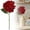 Red, variant on Hydrangea Artificial Flowers Single Stem Fake Flowers with Leaves for Table Centerpiece,Purple Faux Flowers for Vase Bouquets Arrangement for Wedding Birthday Party Decoration