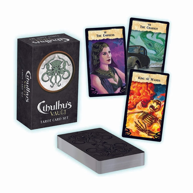 Cthulhu's Vault Tarot Card Set: A Lovecraft-themed experience - Walmart.com