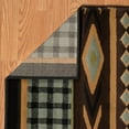 thumbnail image 5 of United Weavers Contours Lodge Area Rug 511-31360 Manitou Blue Crosses Diamonds 1' 10" x 3' Rectangle, 5 of 5