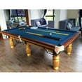thumbnail image 2 of jinwen Nappe de Billard Haute Performance pour Table de Billard pour 7, 8 Table Coussin de Lit 8 Pieds Bleu, 2 of 5