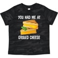 thumbnail image 3 of Inktastic You Had Me at Grilled Cheese Sandwich Boys or Girls Toddler T-Shirt, 3 of 5